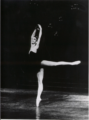 Black Swan, London Festival Ballet 1972 photo M Gielgud's private collection